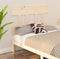 vidaXL - Hoofdbord - 93,5x3x81 - cm - massief - grenenhout