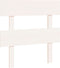 vidaXL - Hoofdbord - 93,5x3x81 - cm - massief - grenenhout - wit