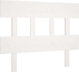 vidaXL - Hoofdbord - 93,5x3x81 - cm - massief - grenenhout - wit