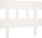 vidaXL - Hoofdbord - 93,5x3x81 - cm - massief - grenenhout - wit