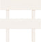 vidaXL - Hoofdbord - 93,5x3x81 - cm - massief - grenenhout - wit