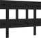 vidaXL - Hoofdbord - 93,5x3x81 - cm - massief - grenenhout - zwart