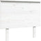 vidaXL - Hoofdbord - 94x6x82,5 - cm - massief - grenenhout - wit