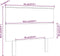vidaXL - Hoofdbord - 94x6x82,5 - cm - massief - grenenhout - wit
