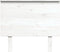 vidaXL - Hoofdbord - 94x6x82,5 - cm - massief - grenenhout - wit