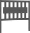 vidaXL - Hoofdbord - 95,5x4x100 - cm - massief - grenenhout - grijs