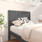 vidaXL - Hoofdbord - 95,5x4x100 - cm - massief - grenenhout - grijs