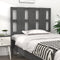 vidaXL - Hoofdbord - 95,5x4x100 - cm - massief - grenenhout - grijs