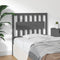 vidaXL - Hoofdbord - 95,5x4x100 - cm - massief - grenenhout - grijs