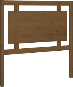 vidaXL - Hoofdbord - 95,5x4x100 - cm - massief - grenenhout - honingbruin