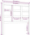 vidaXL - Hoofdbord - 95,5x4x100 - cm - massief - grenenhout