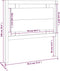 vidaXL - Hoofdbord - 95,5x4x100 - cm - massief - grenenhout - honingbruin