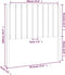 vidaXL - Hoofdbord - 95,5x4x100 - cm - massief - grenenhout - honingbruin