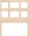 vidaXL - Hoofdbord - 95,5x4x100 - cm - massief - grenenhout