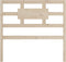 vidaXL - Hoofdbord - 95,5x4x100 - cm - massief - grenenhout