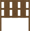 vidaXL - Hoofdbord - 95,5x4x100 - cm - massief - grenenhout - honingbruin