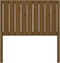 vidaXL - Hoofdbord - 95,5x4x100 - cm - massief - grenenhout - honingbruin