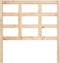 vidaXL - Hoofdbord - 95,5x4x100 - cm - massief - grenenhout
