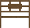 vidaXL - Hoofdbord - 95,5x4x100 - cm - massief - grenenhout - honingbruin