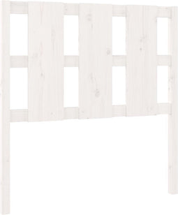 vidaXL - Hoofdbord - 95,5x4x100 - cm - massief - grenenhout - wit