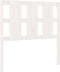 vidaXL - Hoofdbord - 95,5x4x100 - cm - massief - grenenhout - wit