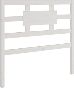 vidaXL - Hoofdbord - 95,5x4x100 - cm - massief - grenenhout - wit