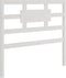vidaXL - Hoofdbord - 95,5x4x100 - cm - massief - grenenhout - wit