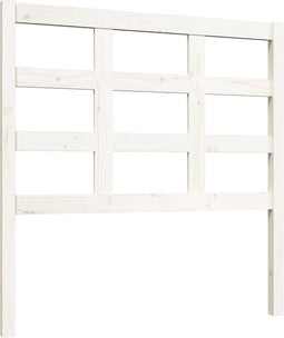vidaXL - Hoofdbord - 95,5x4x100 - cm - massief - grenenhout - wit