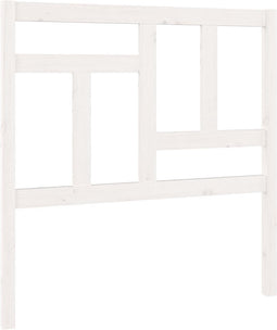 vidaXL - Hoofdbord - 95,5x4x100 - cm - massief - grenenhout - wit