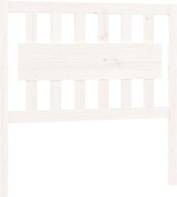 vidaXL - Hoofdbord - 95,5x4x100 - cm - massief - grenenhout - wit