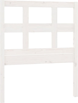 vidaXL - Hoofdbord - 95,5x4x100 - cm - massief - grenenhout - wit
