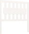 vidaXL - Hoofdbord - 95,5x4x100 - cm - massief - grenenhout - wit