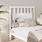 vidaXL - Hoofdbord - 95,5x4x100 - cm - massief - grenenhout - wit