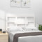 vidaXL - Hoofdbord - 95,5x4x100 - cm - massief - grenenhout - wit