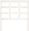 vidaXL - Hoofdbord - 95,5x4x100 - cm - massief - grenenhout - wit
