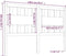 vidaXL - Hoofdbord - 95,5x4x100 - cm - massief - grenenhout - zwart