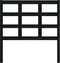 vidaXL - Hoofdbord - 95,5x4x100 - cm - massief - grenenhout - zwart
