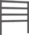 vidaXL - Hoofdbord - 95x4x100 - cm - massief - grenenhout - grijs
