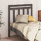 vidaXL - Hoofdbord - 95x4x100 - cm - massief - grenenhout - grijs