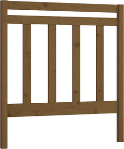 vidaXL - Hoofdbord - 95x4x100 - cm - massief - grenenhout - honingbruin