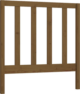 vidaXL - Hoofdbord - 95x4x100 - cm - massief - grenenhout - honingbruin