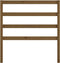 vidaXL - Hoofdbord - 95x4x100 - cm - massief - grenenhout - honingbruin