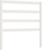 vidaXL - Hoofdbord - 95x4x100 - cm - massief - grenenhout - wit