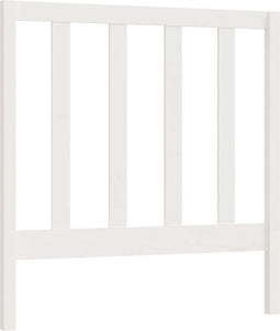 vidaXL - Hoofdbord - 95x4x100 - cm - massief - grenenhout - wit