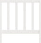 vidaXL - Hoofdbord - 95x4x100 - cm - massief - grenenhout - wit