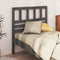 vidaXL - Hoofdbord - 96x4x100 - cm - massief - grenenhout - grijs