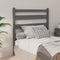 vidaXL - Hoofdbord - 96x4x100 - cm - massief - grenenhout - grijs