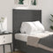 vidaXL - Hoofdbord - 96x4x100 - cm - massief - grenenhout - grijs