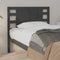vidaXL - Hoofdbord - 96x4x100 - cm - massief - grenenhout - grijs
