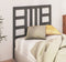 vidaXL - Hoofdbord - 96x4x100 - cm - massief - grenenhout - grijs